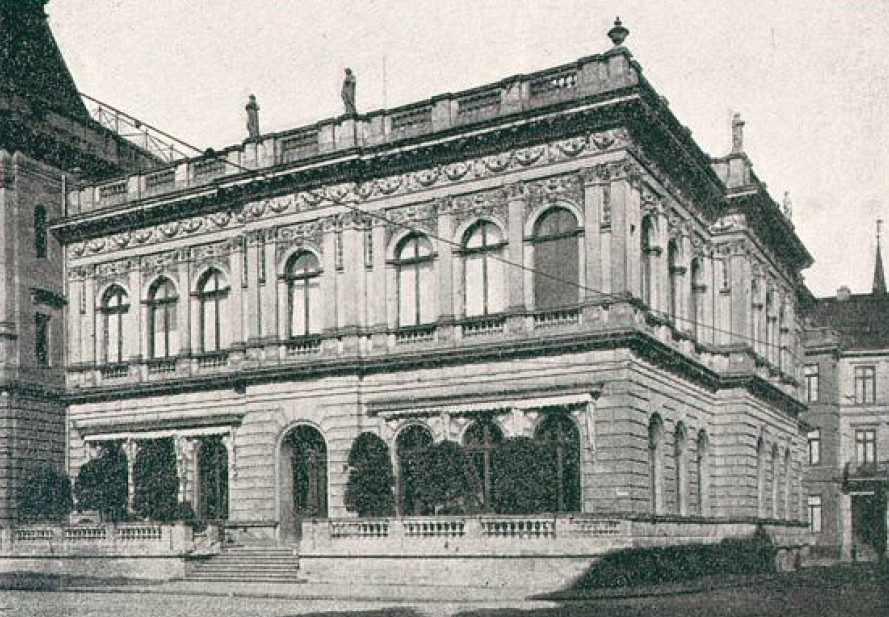 Prachtbau am Domshof: das 1875 fertiggestellte Museum von Heinrich Müller. Quelle: Bremen und seine Bauten, Bremen 1900