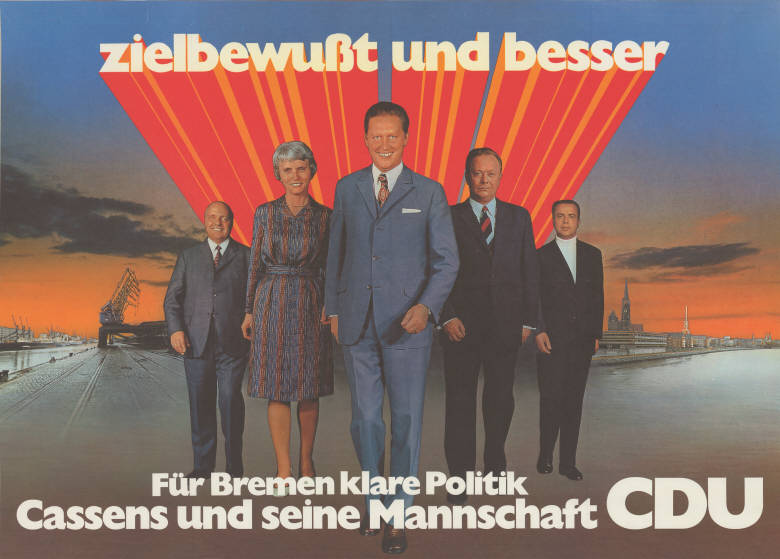 Auf zu neuen Ufern: CDU-Wahlplakat von 1971. Quelle: Konrad-Adenauer-Stiftung
