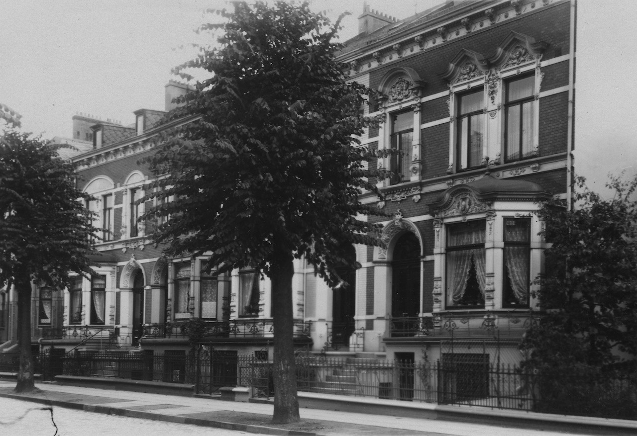 Als noch alles am rechten Platz war: die Franz-Liszt-Straße mit geraden Hausnummern in den 1920er Jahren. Quelle: Staatsarchiv Bremen 