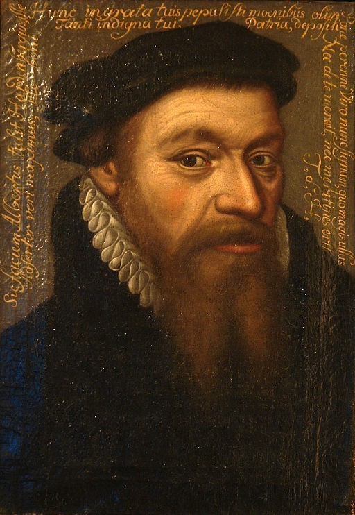 gemaltes Portrait des Predigers Hardenberg